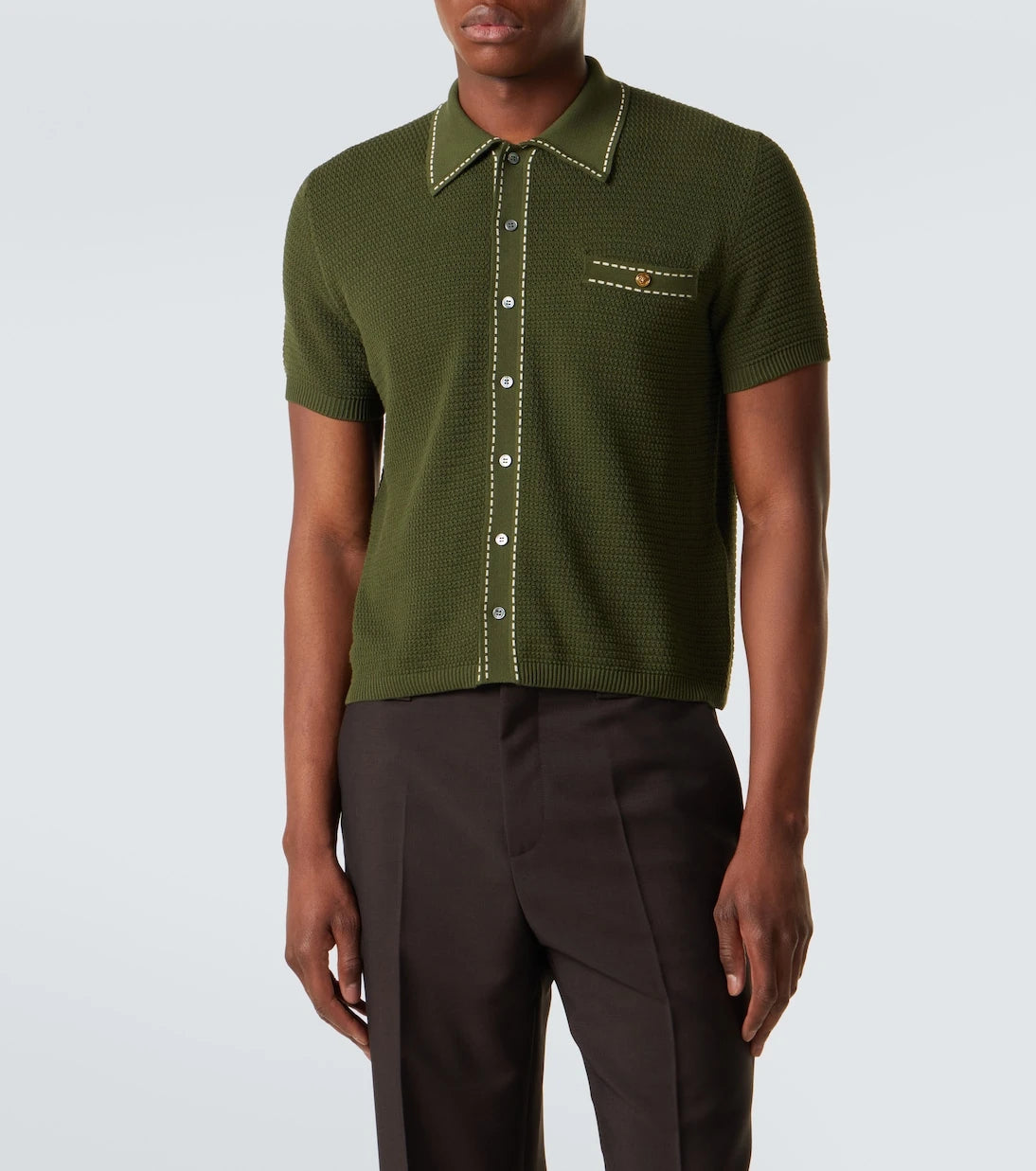 Versace - Medusa cotton polo shirt