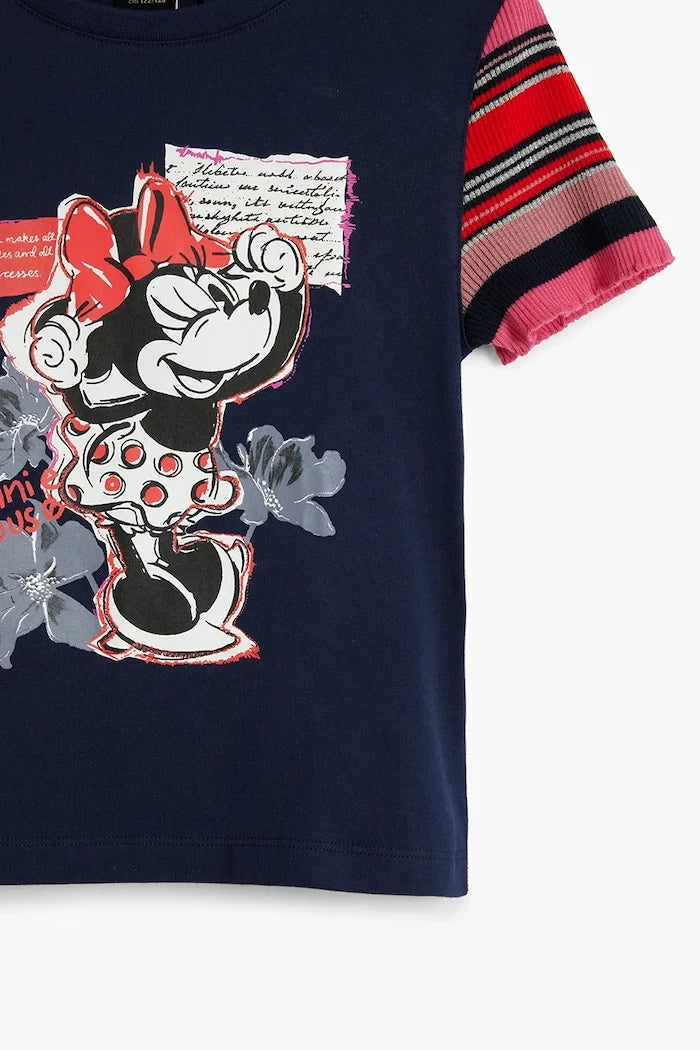 Детска памучна тениска Desigual x Disney