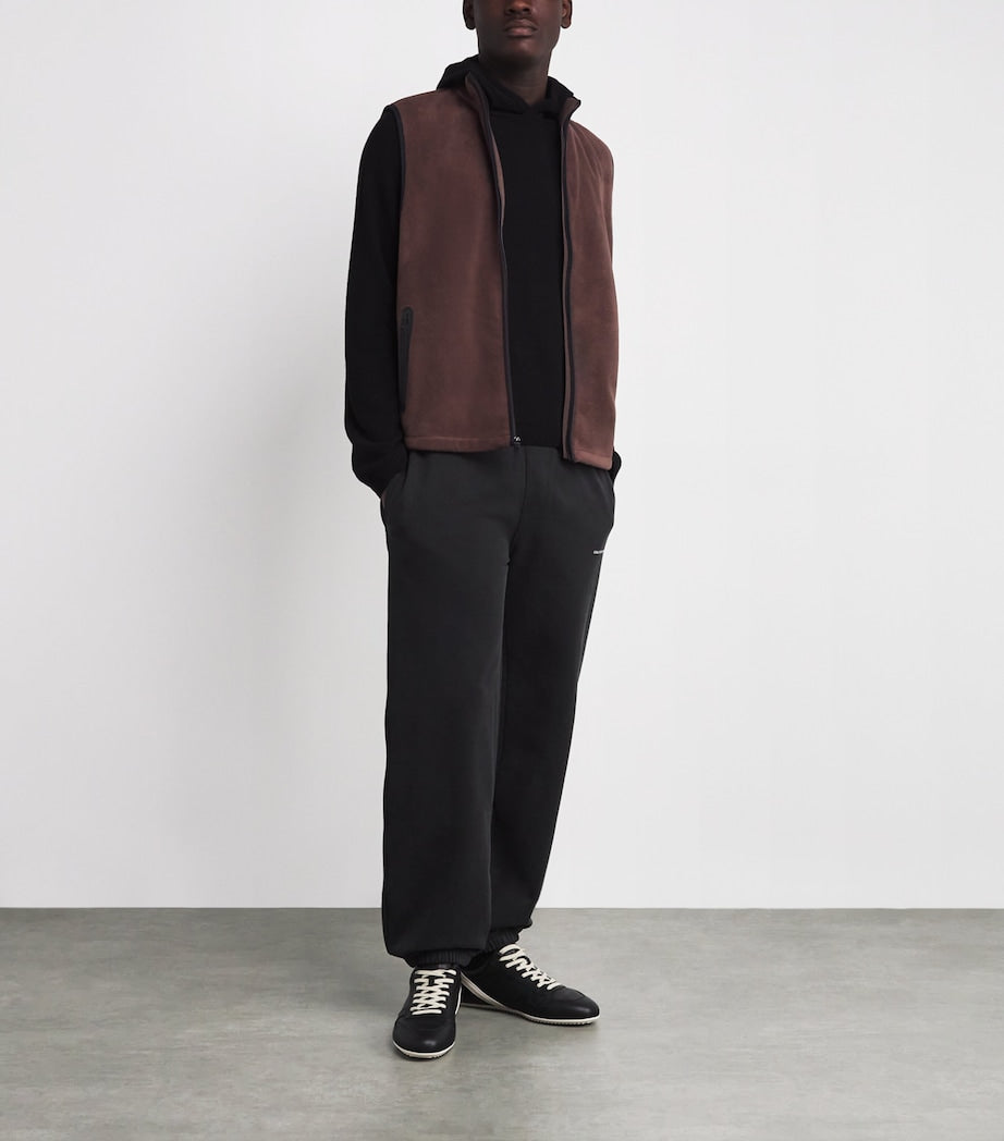 Skims Brown Polar Fleece Gilet