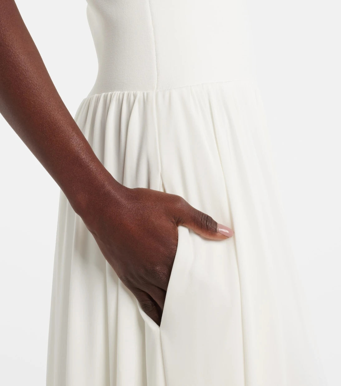 Simkhai - Amarantha draped jersey maxi dress