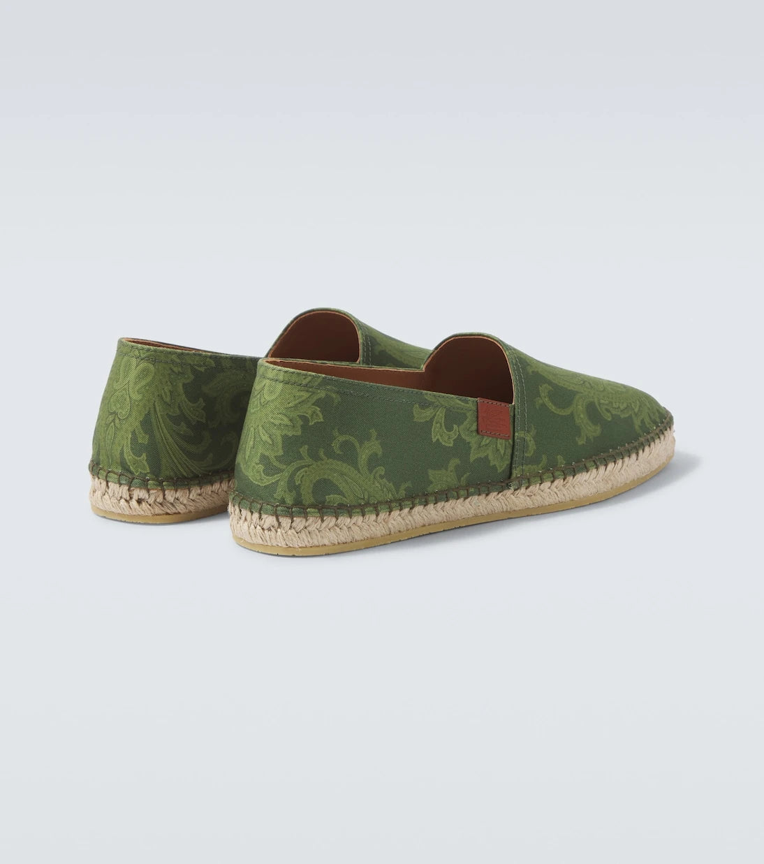 Etro - Paisley gabardine espadrilles