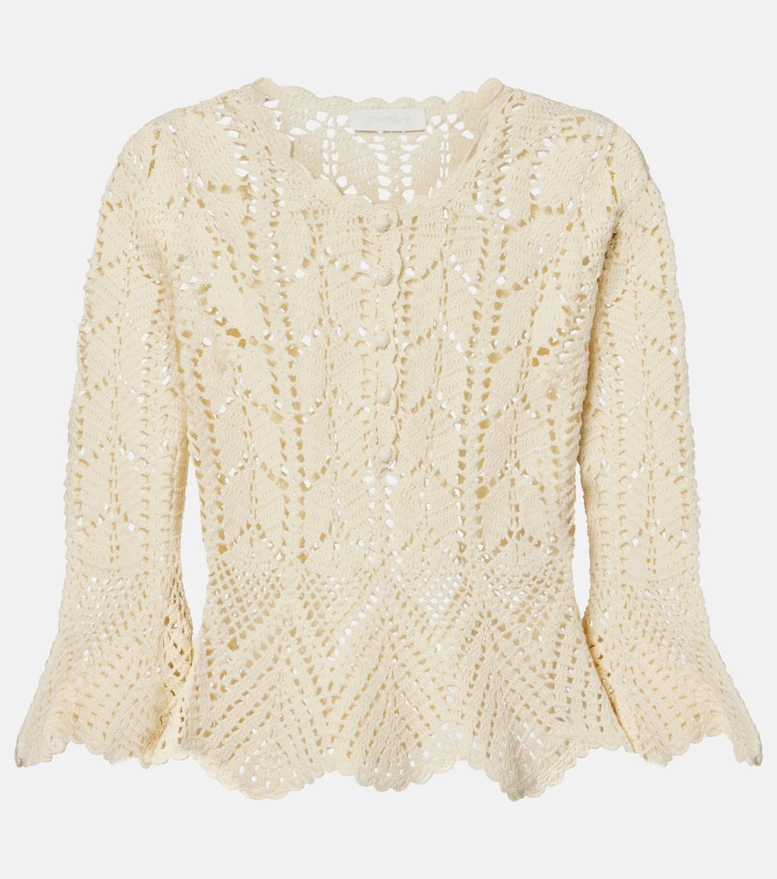 Zimmermann - Crochet cotton top