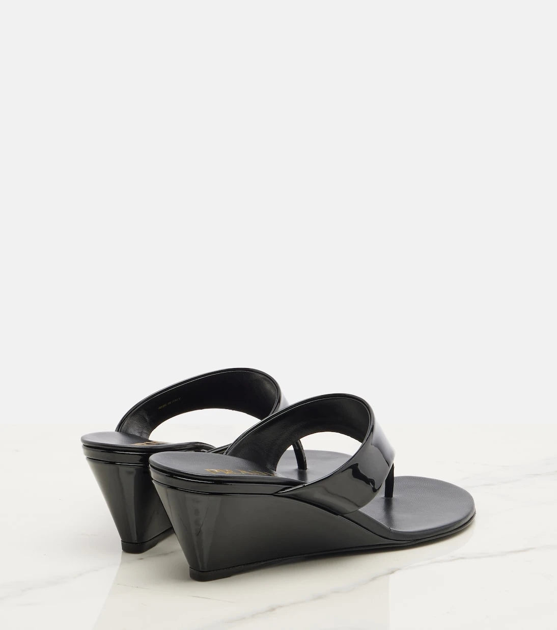 Prada - Patent leather thong sandals