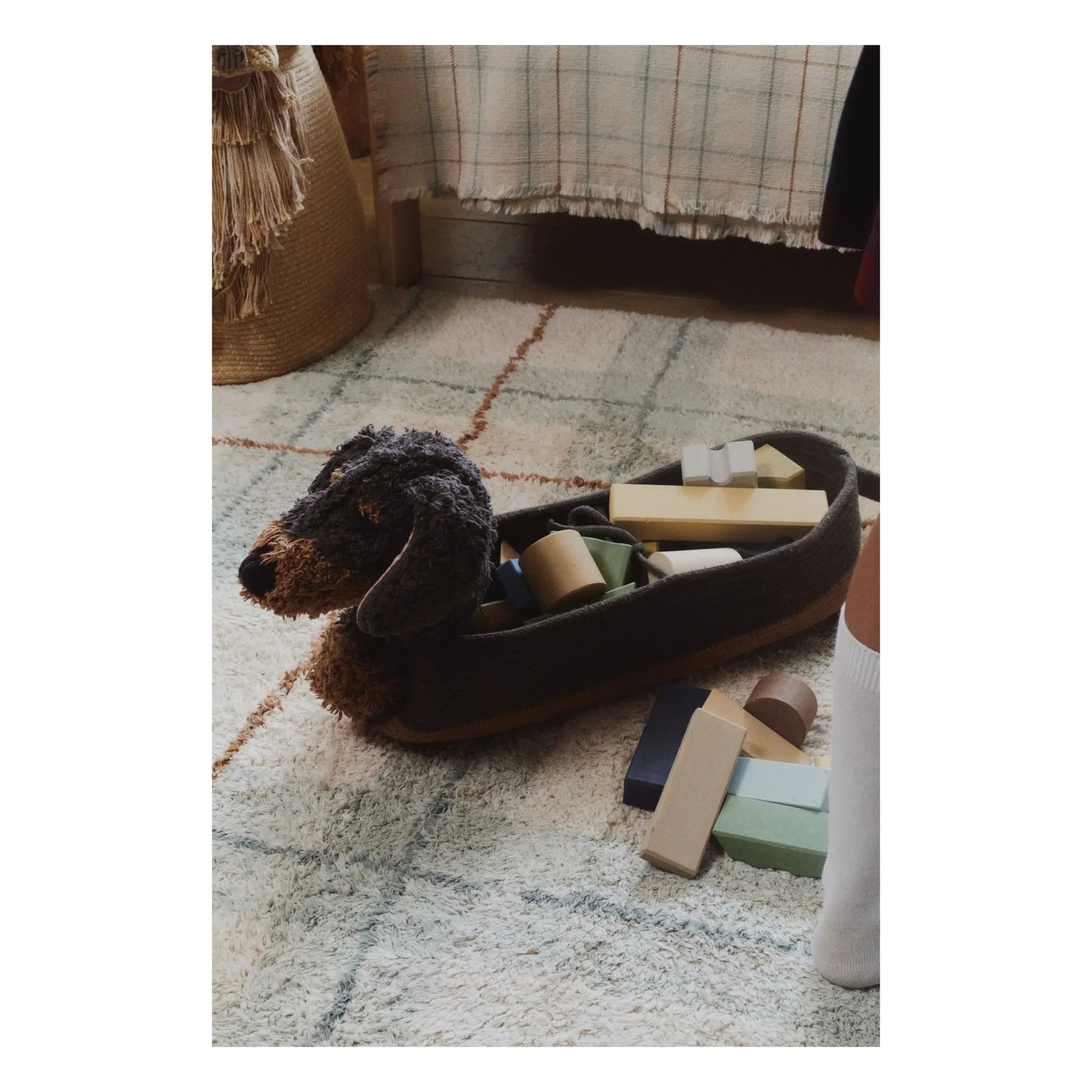 Lorena Canals - Sparky storage basket | Black