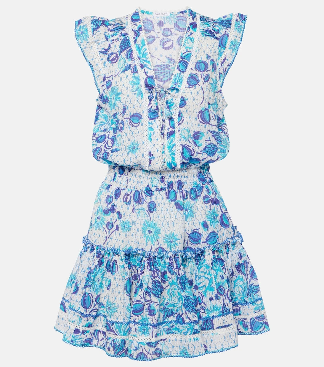 Poupette St Barth - Anais printed cotton minidress