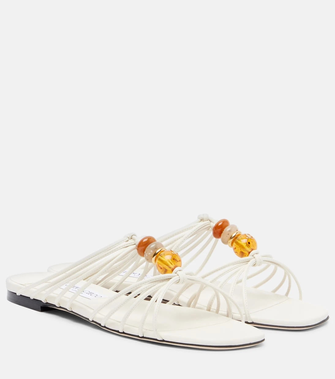 Jimmy Choo - Lova beaded leather sandals