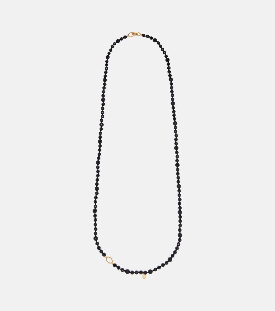 Toteme - Inifinity beaded necklace with onyx
