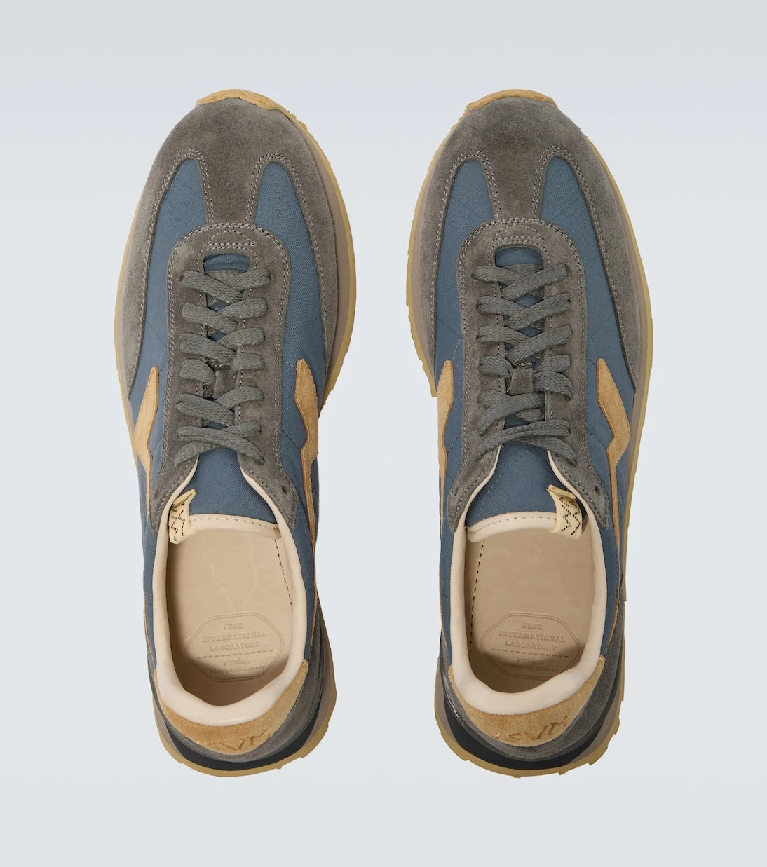 Visvim - FKT suede-trimmed sneakers