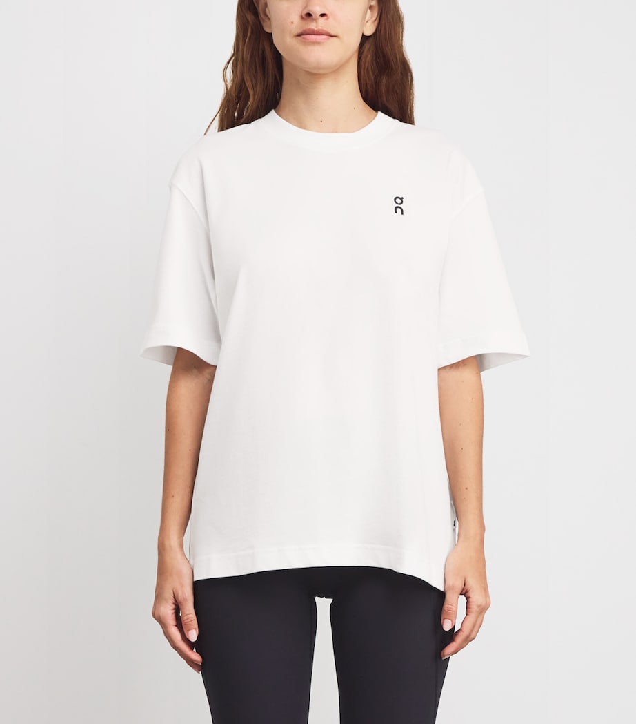 Organic Cotton Club Logo T-Shirt WHITE