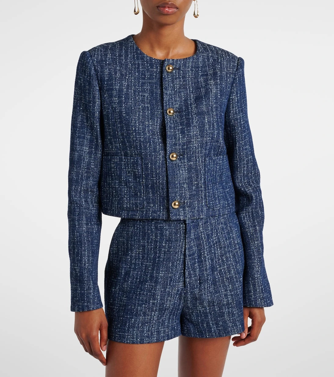 Frame - جاكيت من التويد القطني