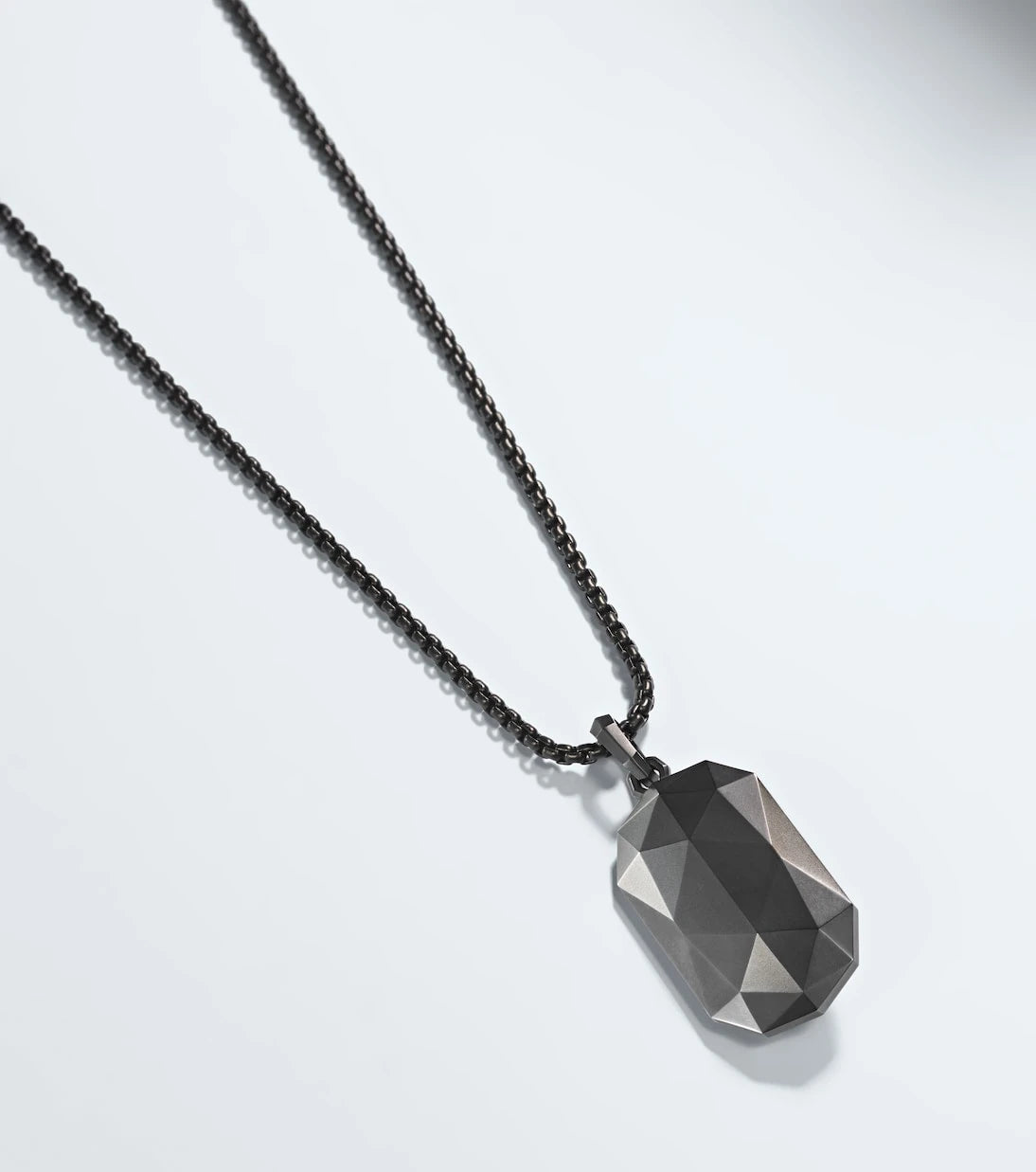 David Yurman - Stainless steel and titanium pendant necklace
