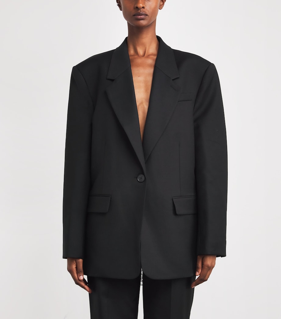 Wool-Blend Edie Blazer