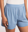 Blue Loose Boxer Shorts