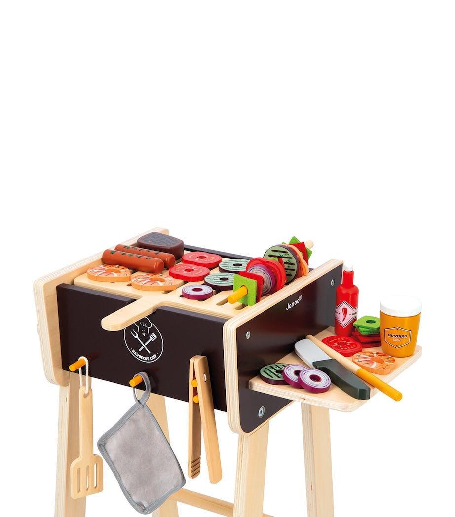 Wooden Barbeque Set