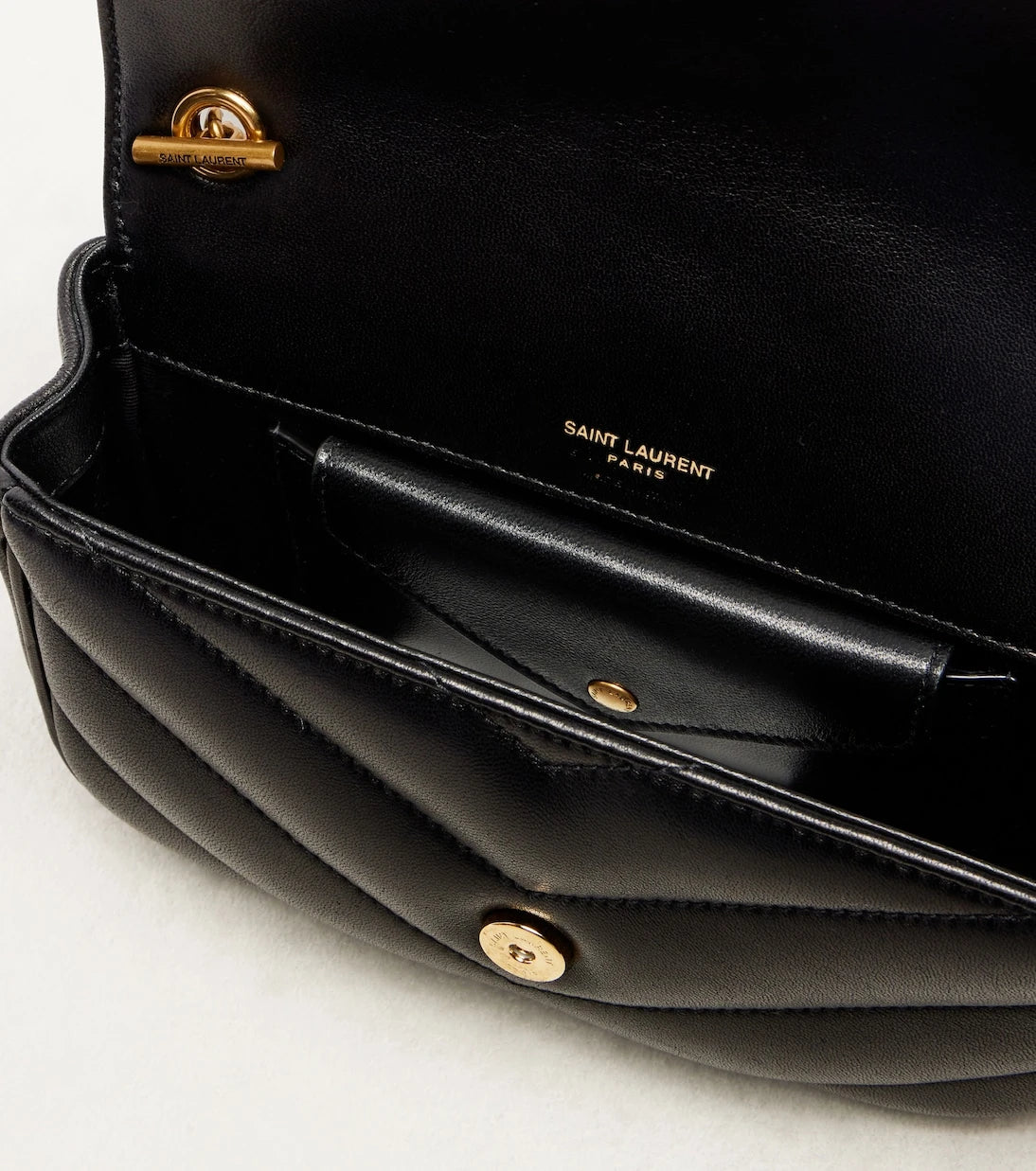 Saint Laurent - Loulou Mini leather crossbody bag