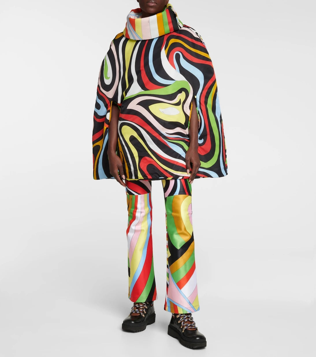 Pucci - x Fusalp Marmo poncho