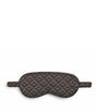 Silk Geometric Print Sleep Mask