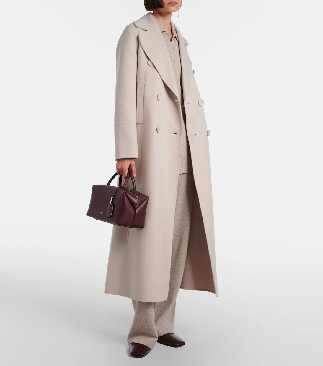 'S Max Mara - Custodi double-breasted virgin wool coat