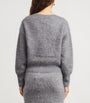 Almada Label Grey Brushed Cashmere Coco Cardigan