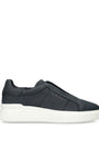 Suede Slip-On Sneakers NAVY