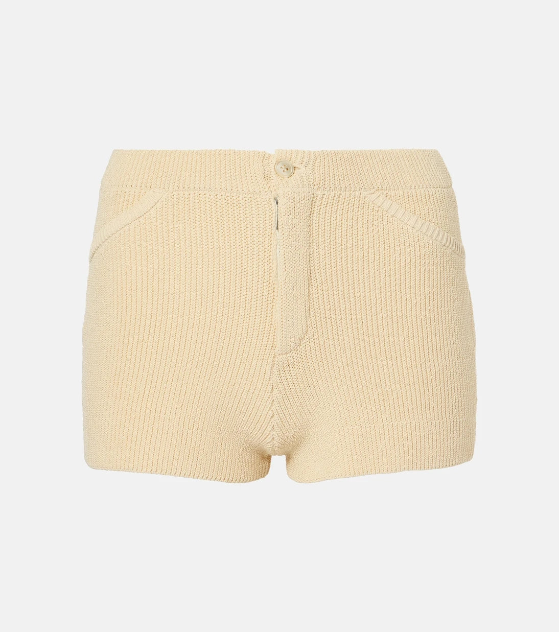 Aya Muse - Lysi low-rise cotton-blend shorts