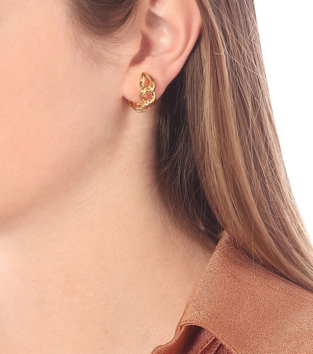 ALANCROCETTI - Nashash gold-vermeil earrings