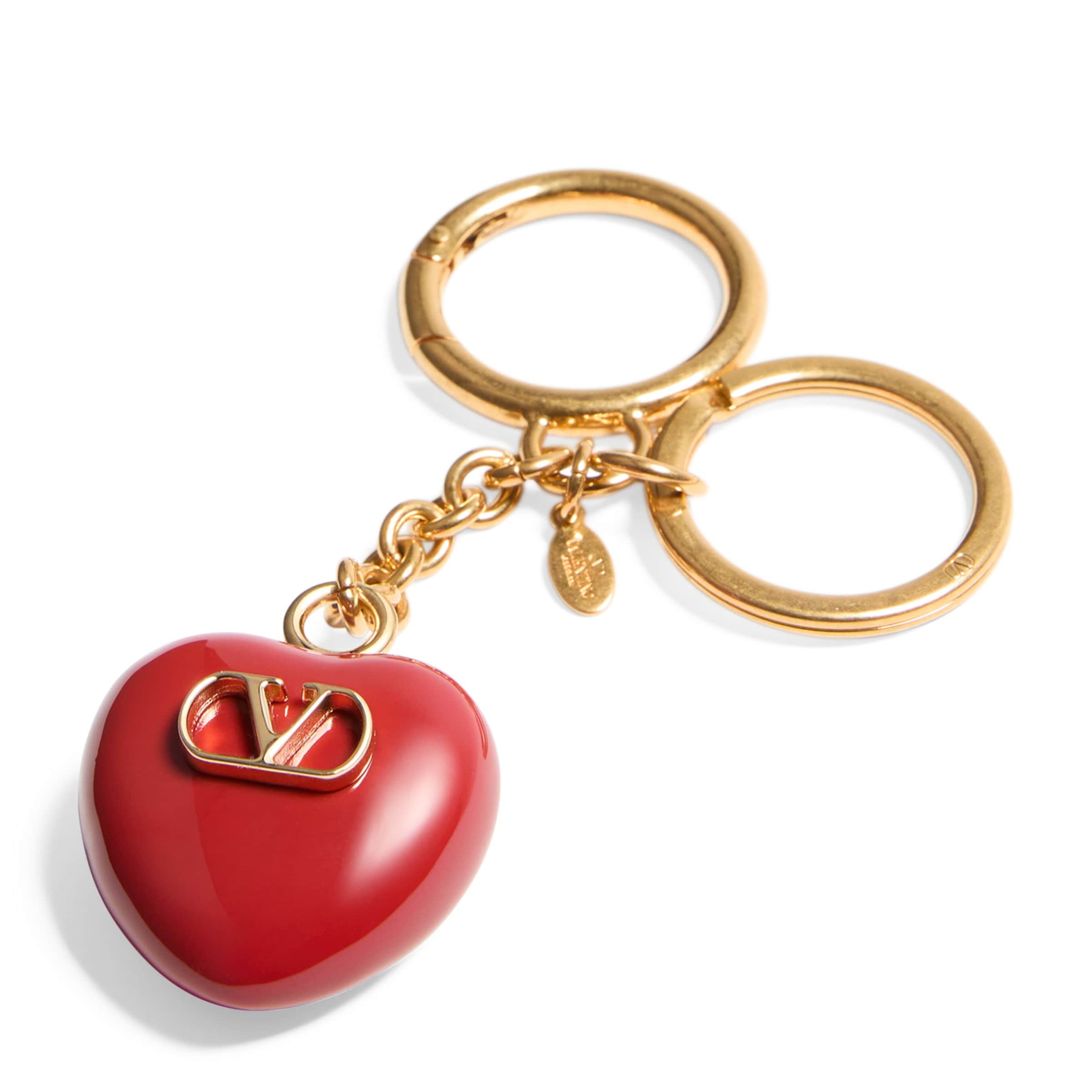 Valentino Garavani Gold VLogo Signature Keyring