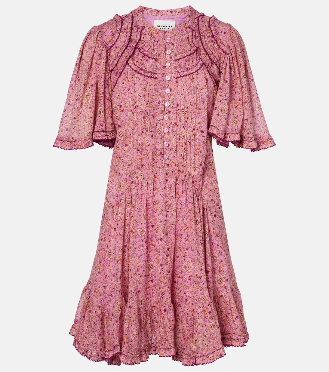 Marant Etoile - Celyn ruffled cotton minidress