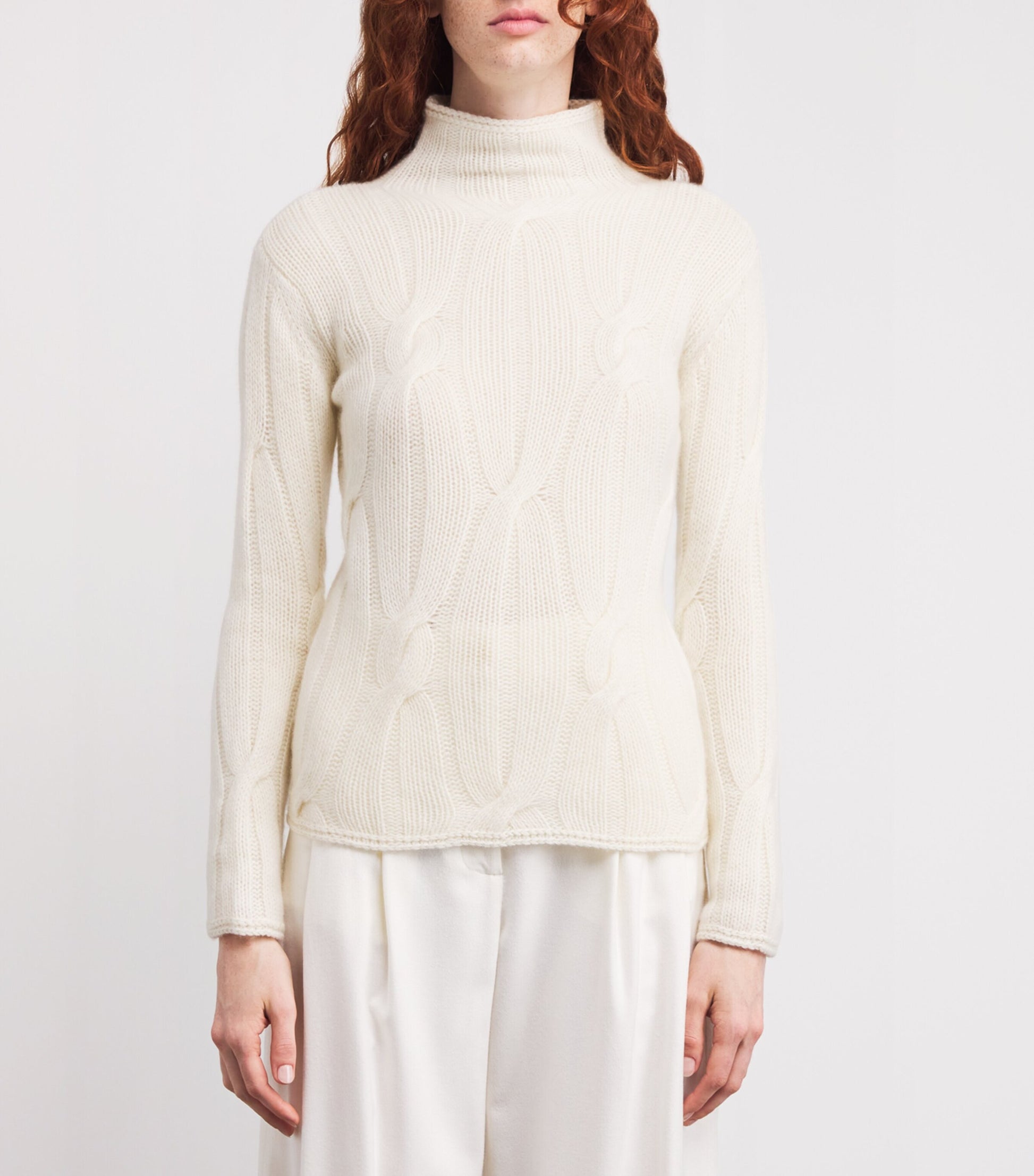 Colombo Kid Cashmere Cable-Knit Sweater