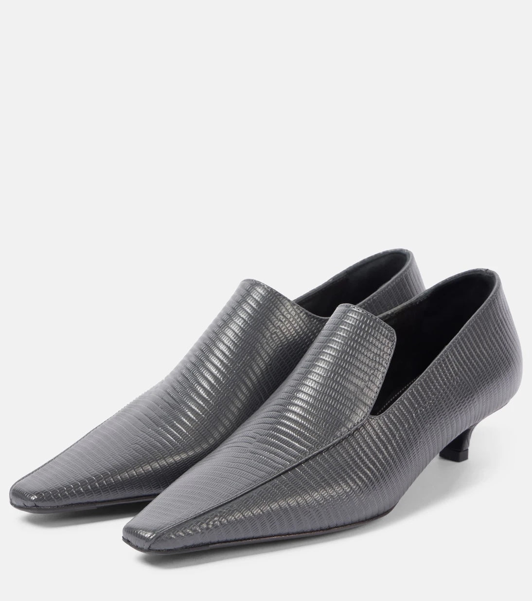 Toteme - Embossed leather pumps