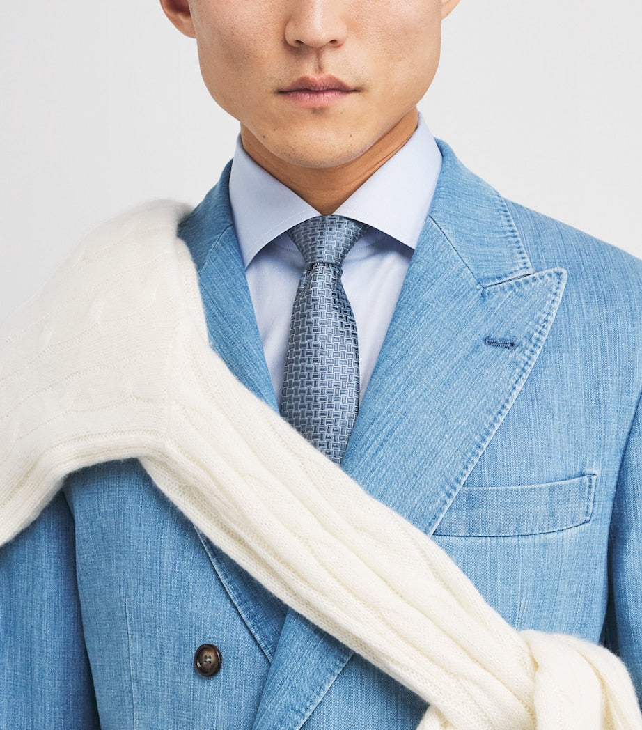 Canali Silk Jacquard Tie