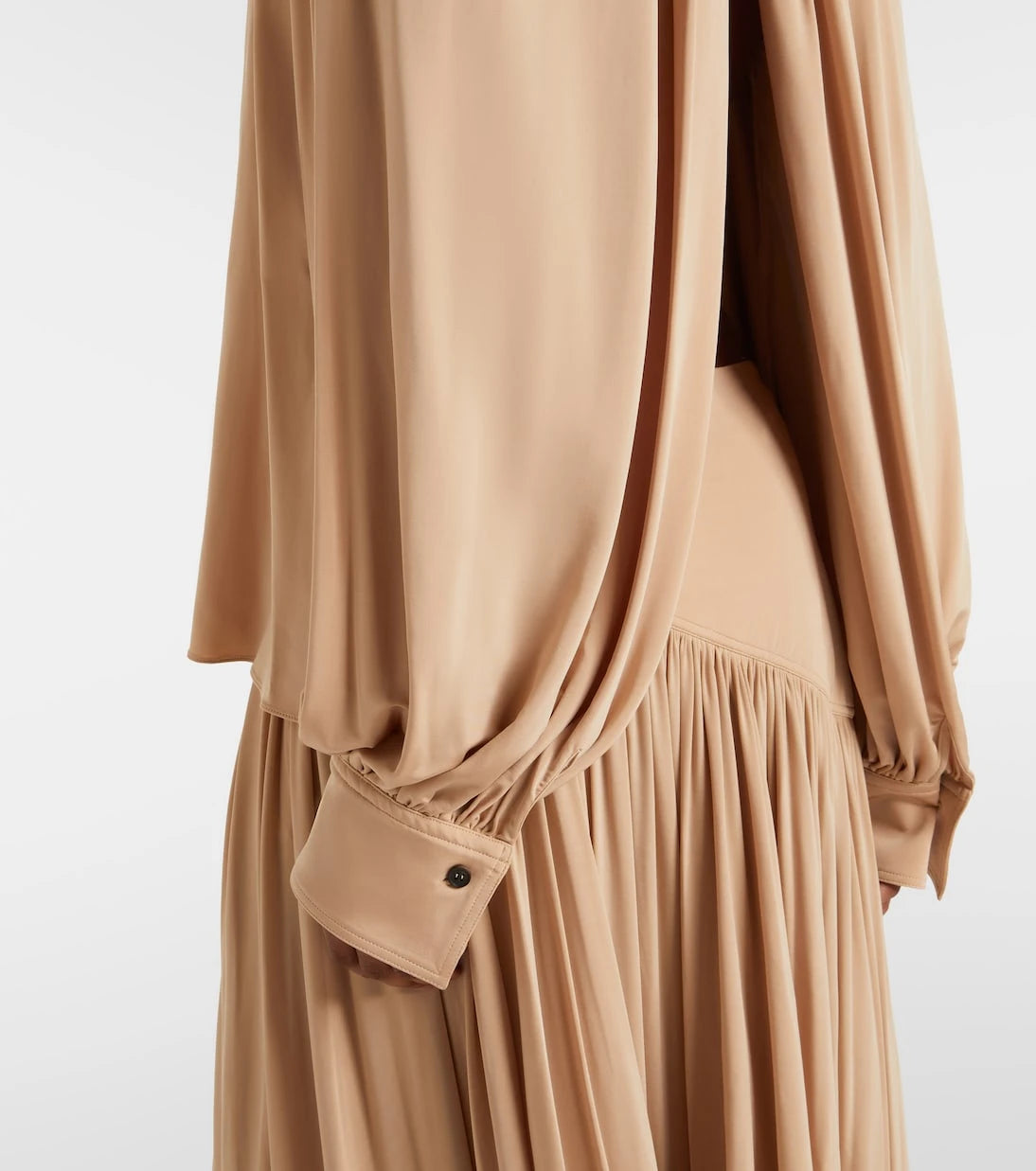 Ferragamo - Cutout draped blouse