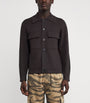 Brown Milano Knit Overshirt