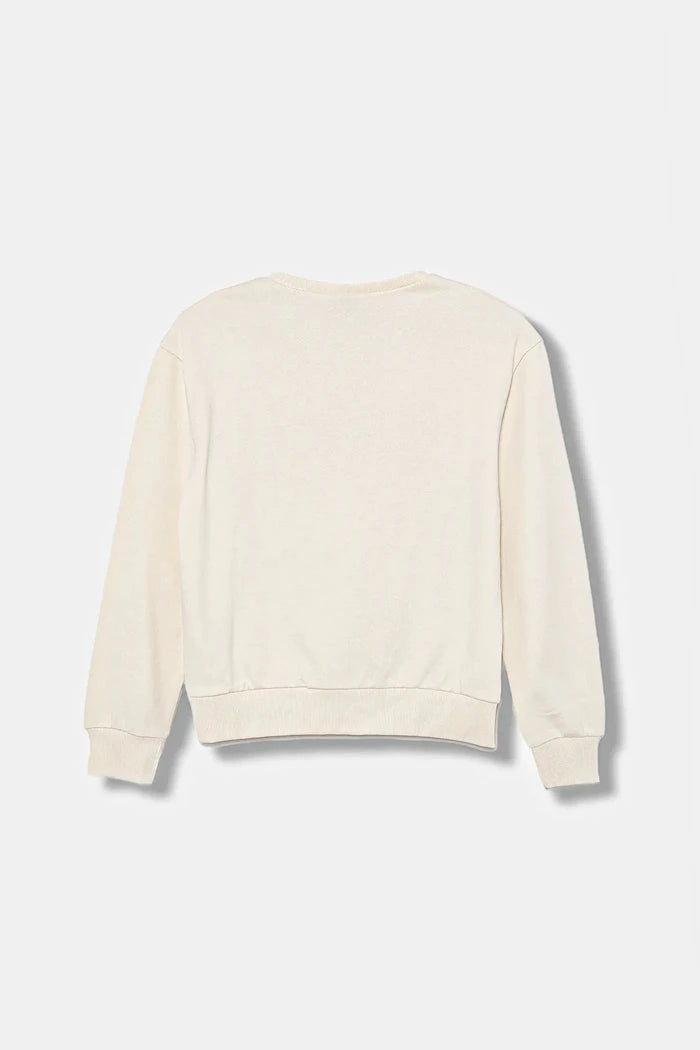 United Colors of Benetton Çocuk Pamuklu Sweatshirt