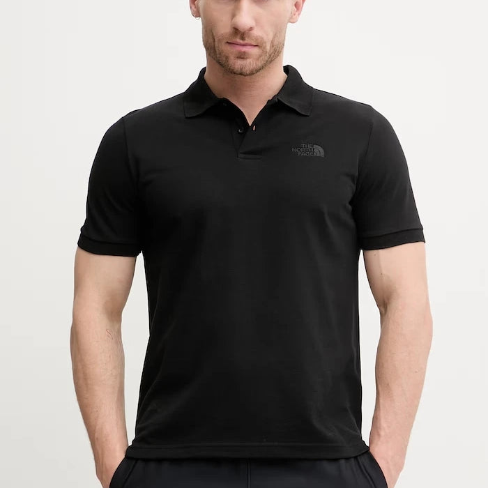 Памучна тениска с яка The North Face REGULAR POLO