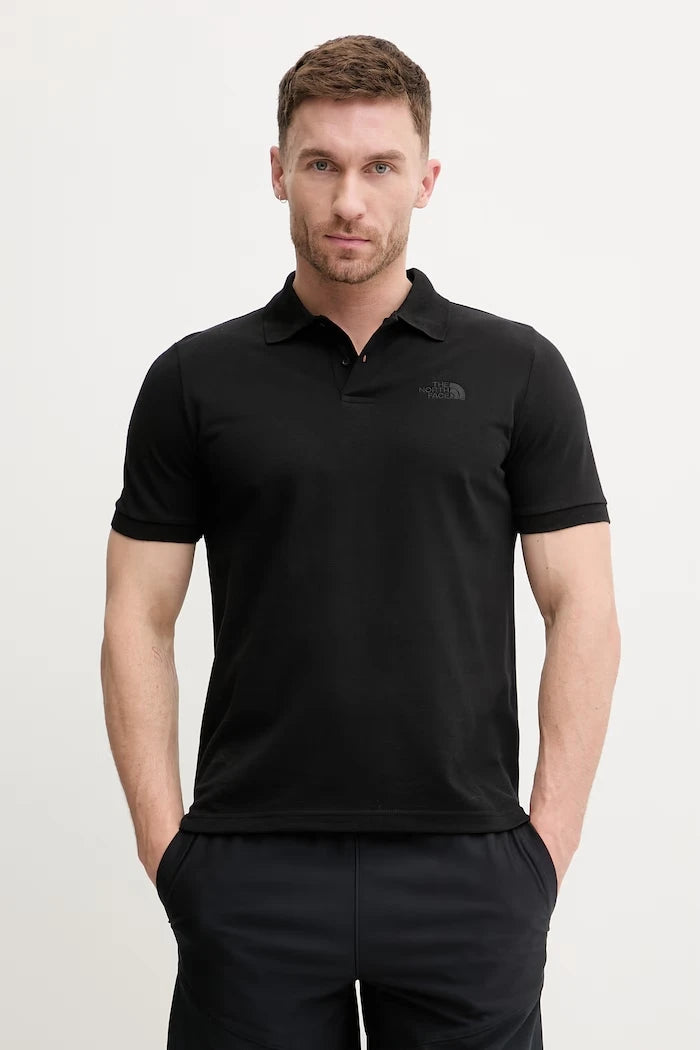 Памучна тениска с яка The North Face REGULAR POLO