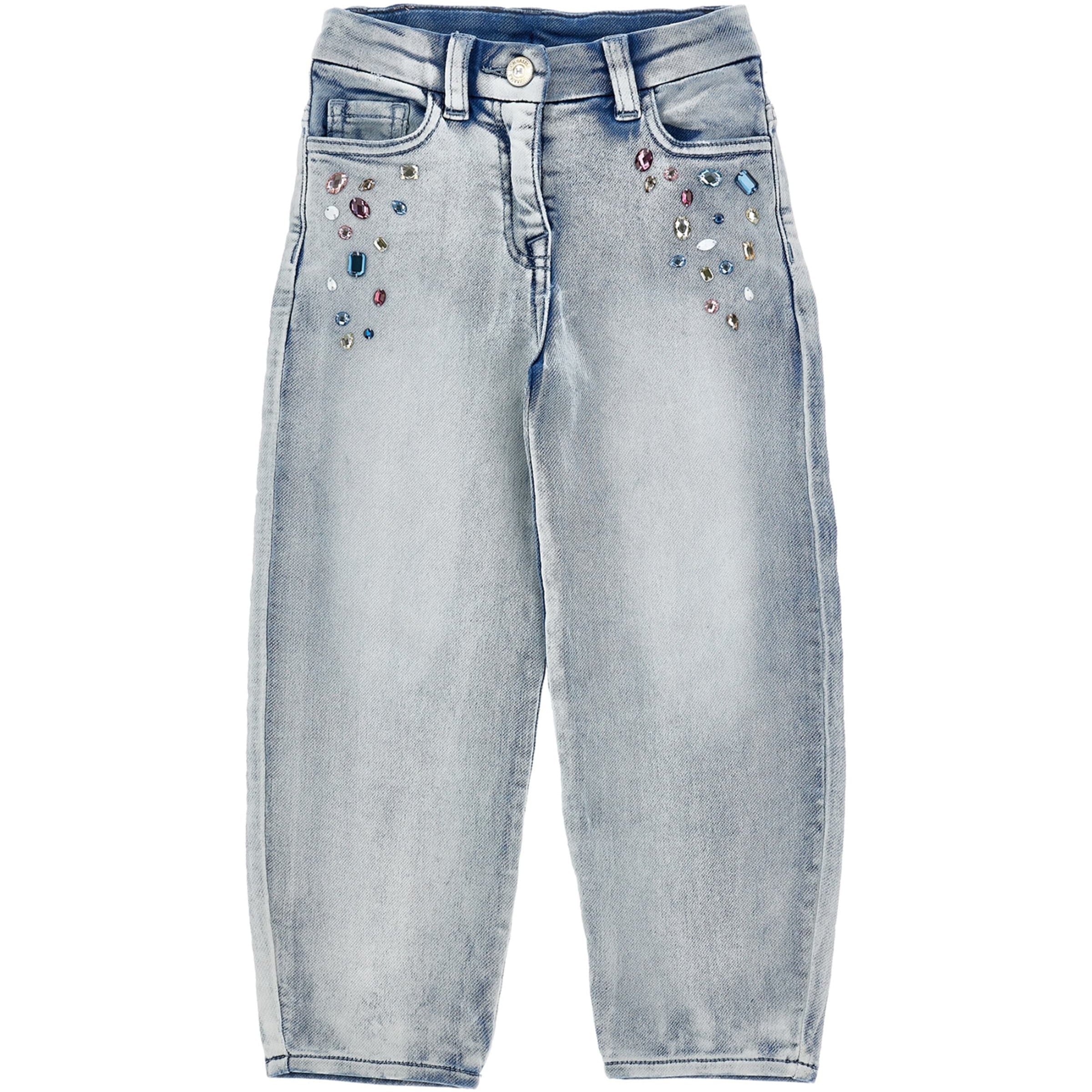 Jewel Stone-Detail Jeans (2-12 Years)