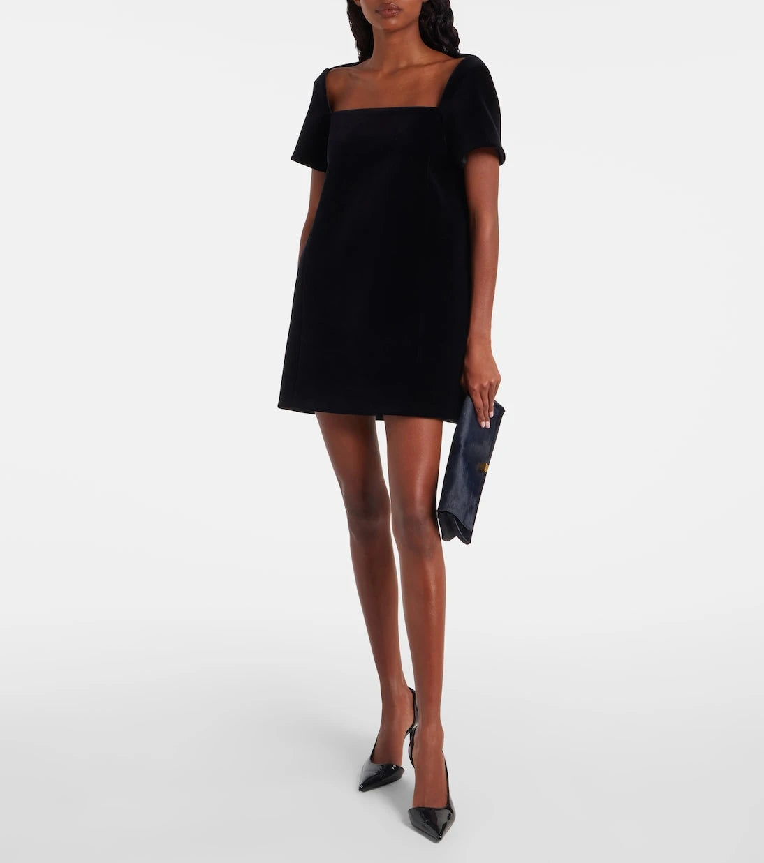 Khaite - Benji velvet minidress