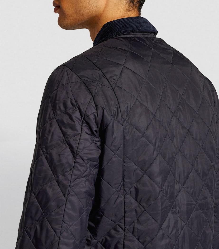 Navy Heritage Liddesdale Quilted Jacket