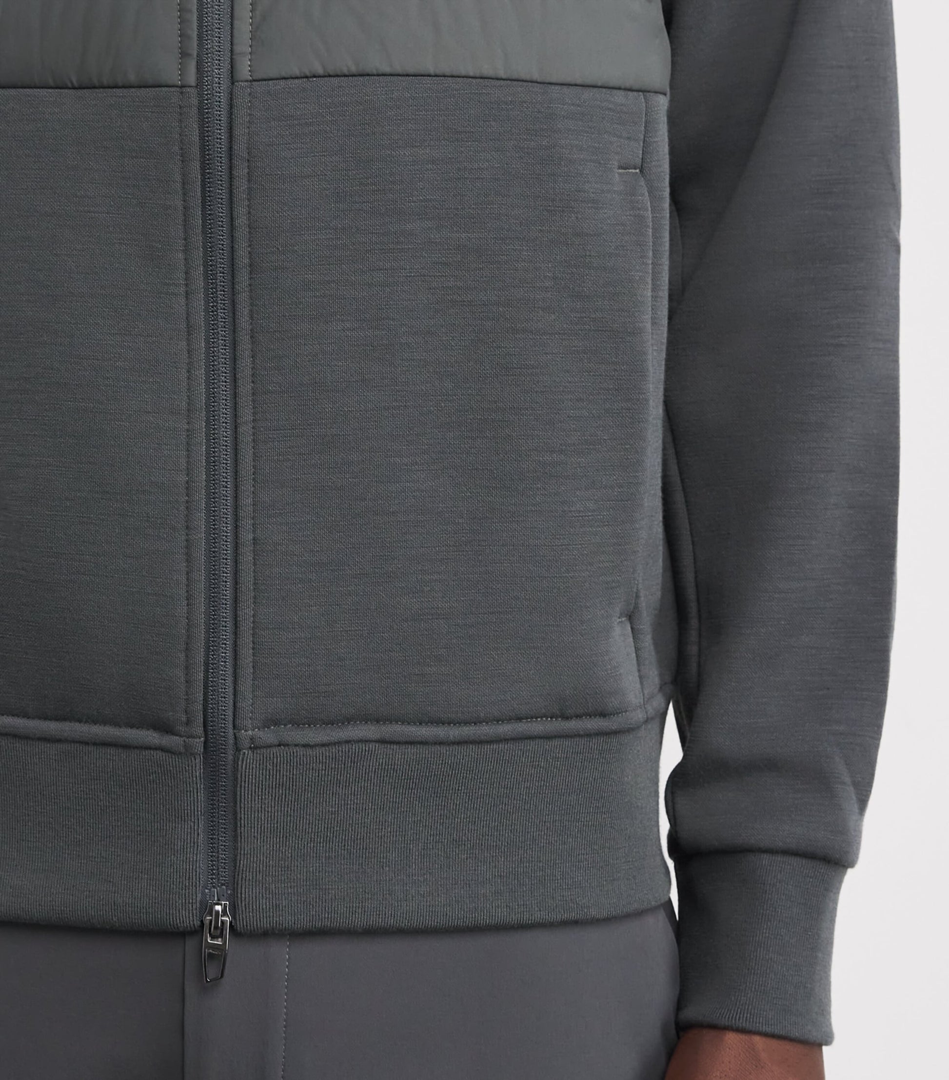 RLX Ralph Lauren Grey Hybrid High-Neck Jacket