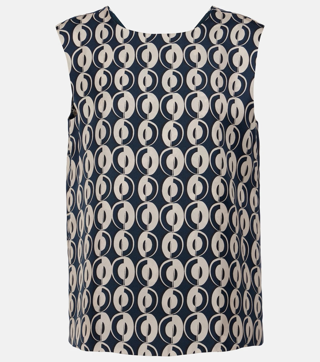 'S Max Mara - Timetop printed silk top