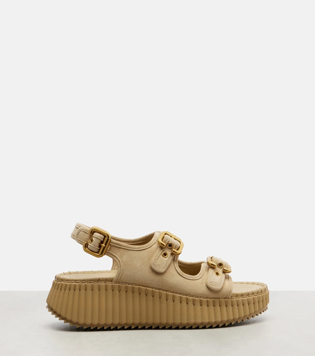 Chloé - Nama süet platform sandalet