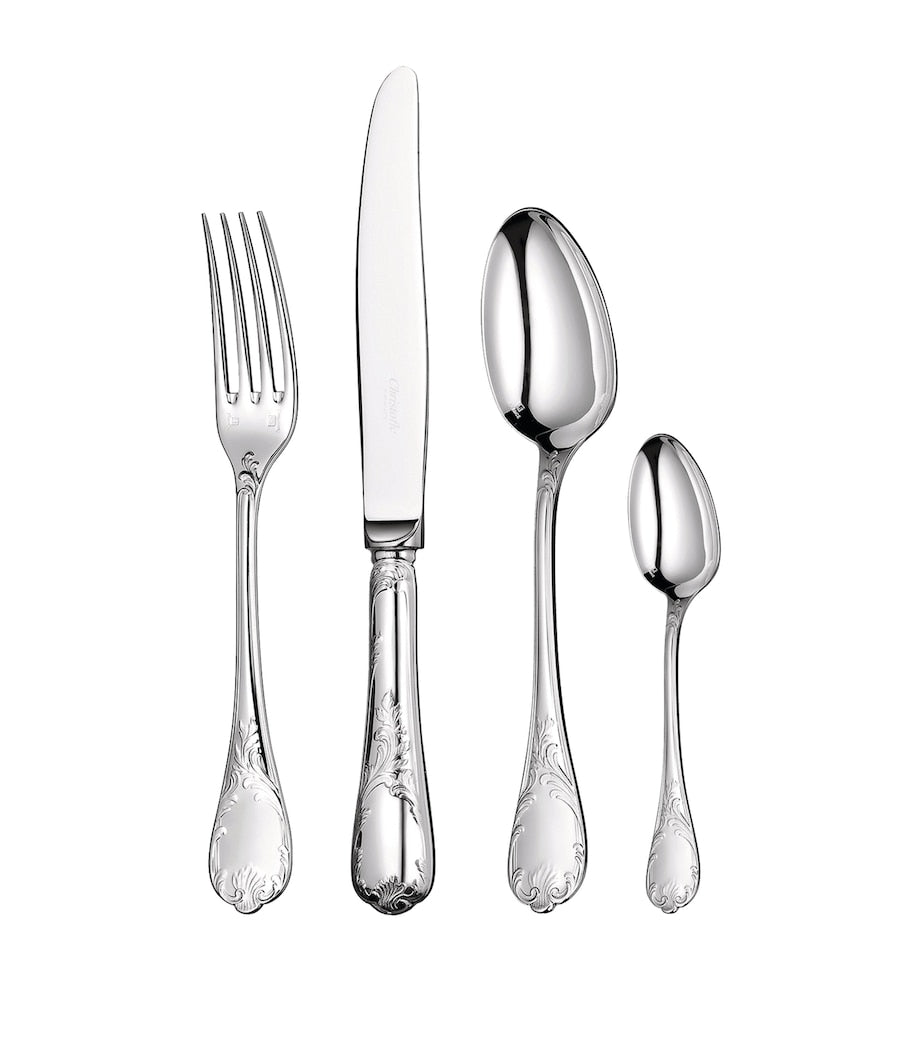 Christofle Marly Silver-Plated 24-Piece Cutlery Set
