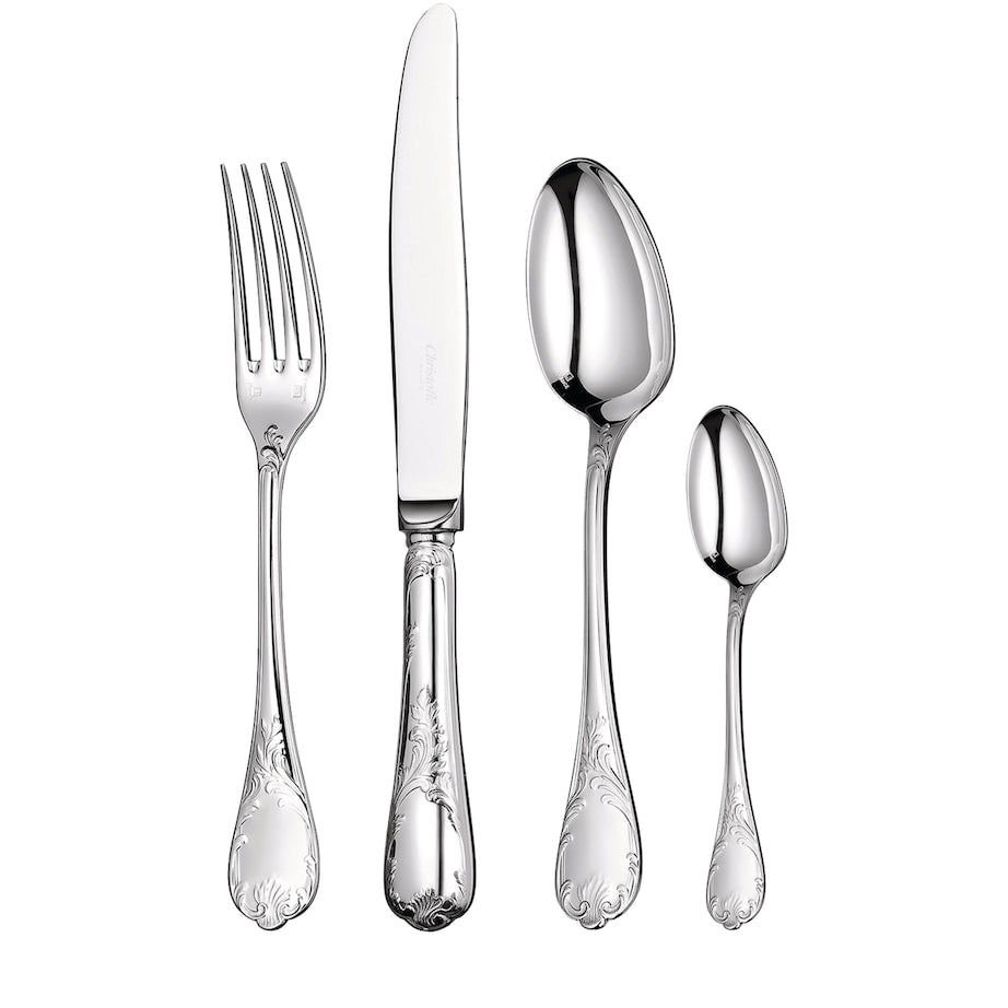 Christofle Marly Silver-Plated 24-Piece Cutlery Set