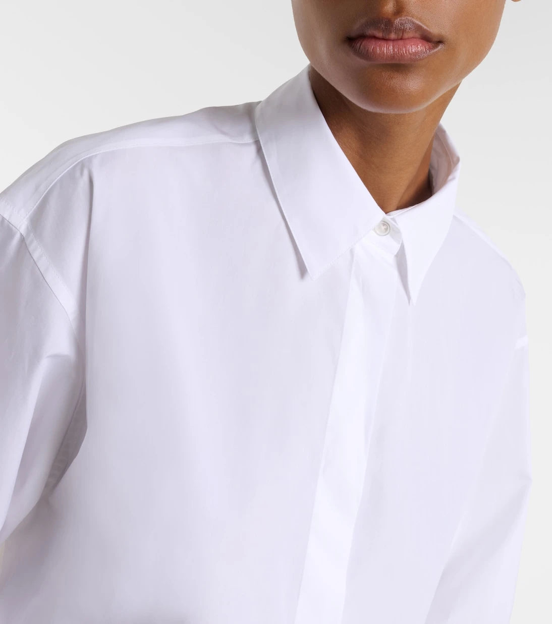 The Row - Esetan cotton poplin shirt