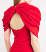 Red Draped Castagna Mini Dress
