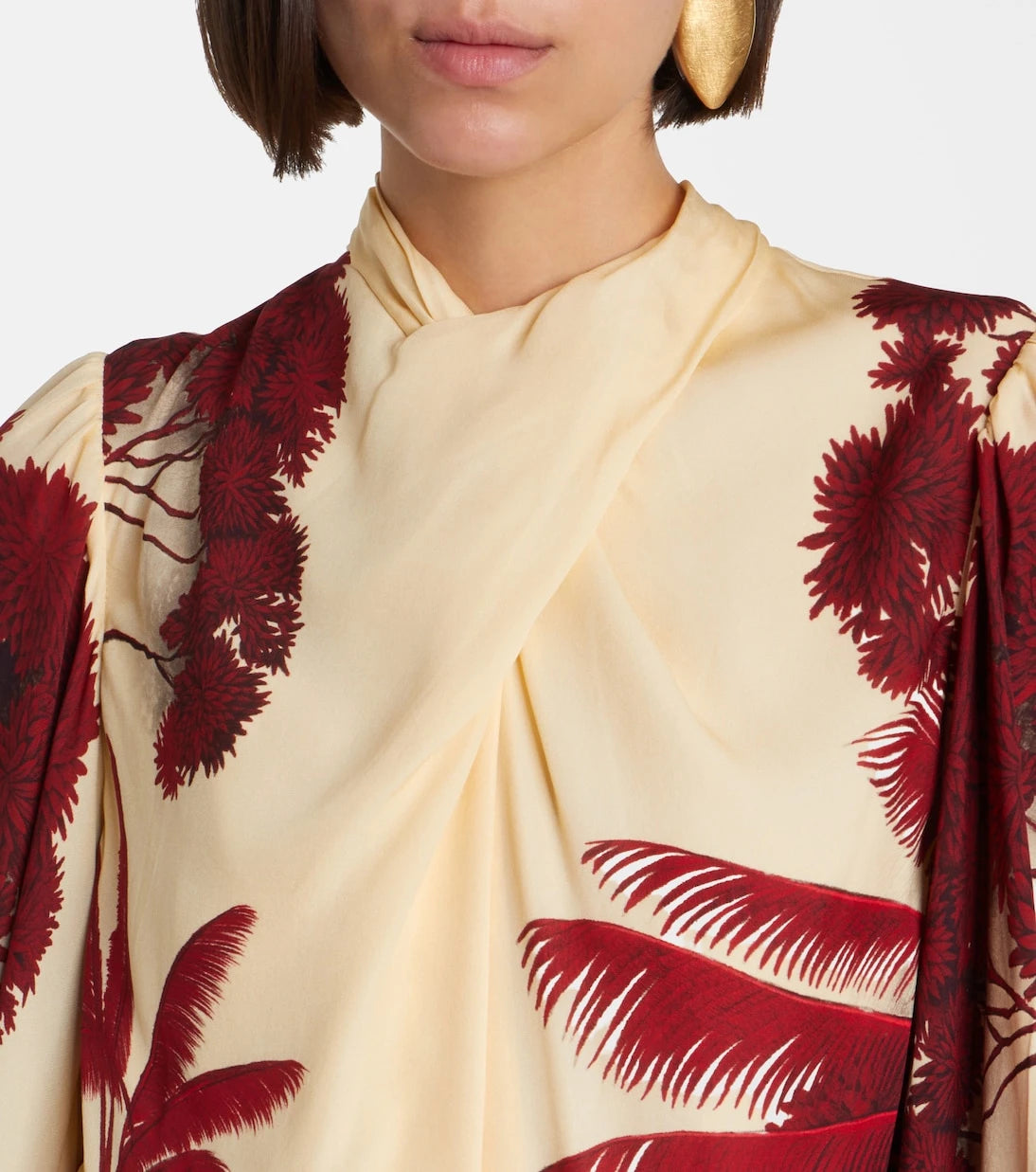 Johanna Ortiz - Printed silk maxi dress