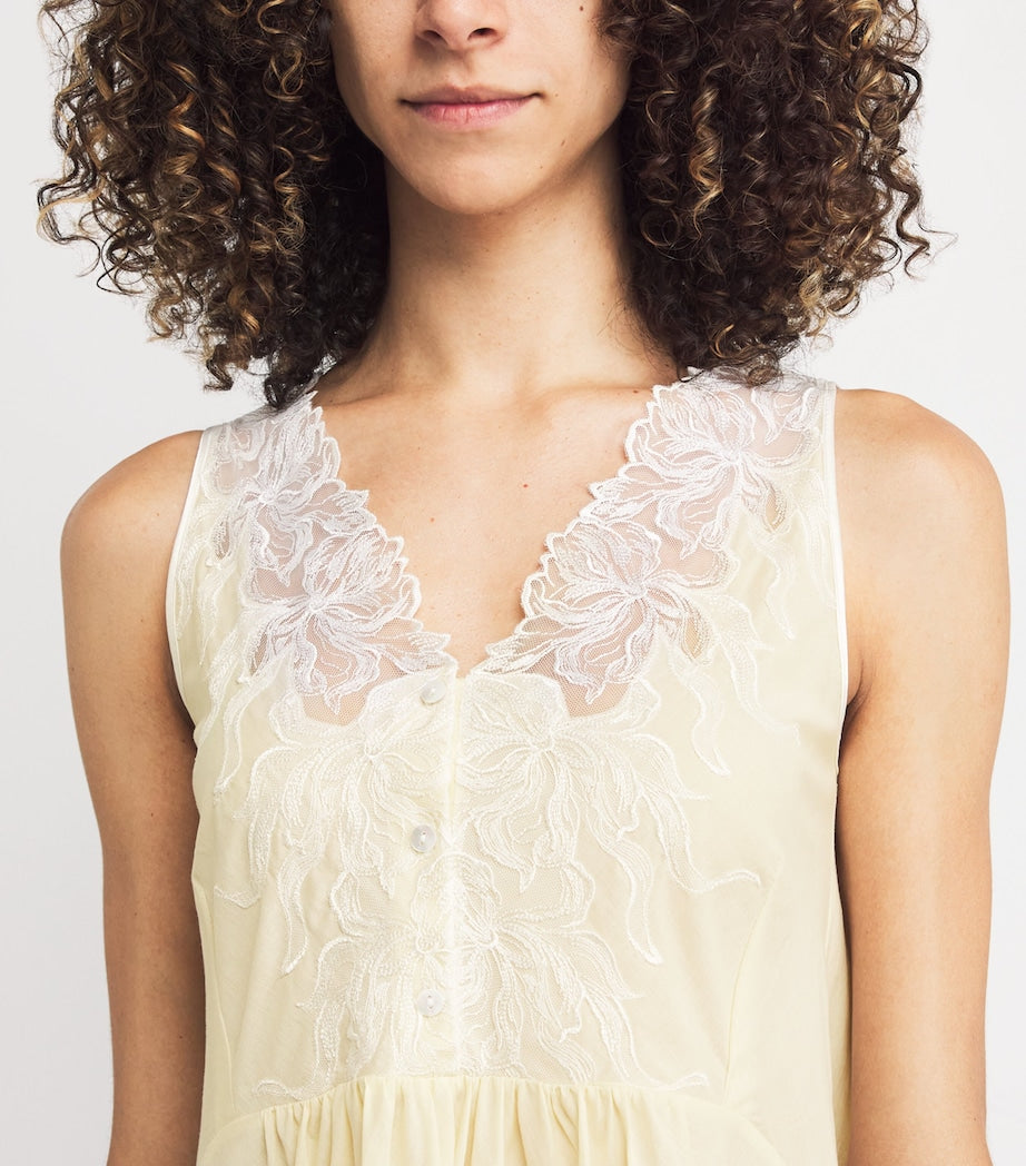 Bocan Beige Cotton Clariss Nightdress