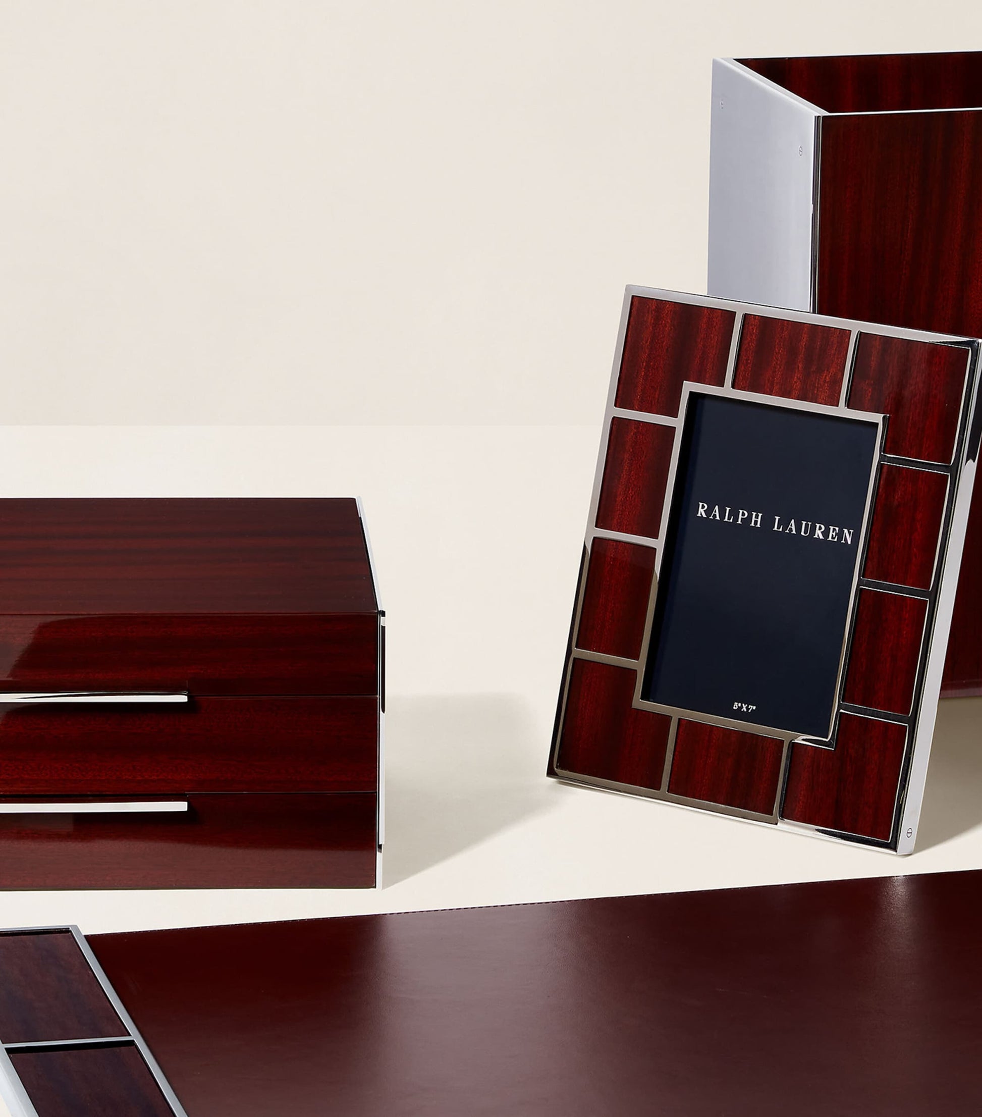 Wood Veneer Hilding Desk Blotter