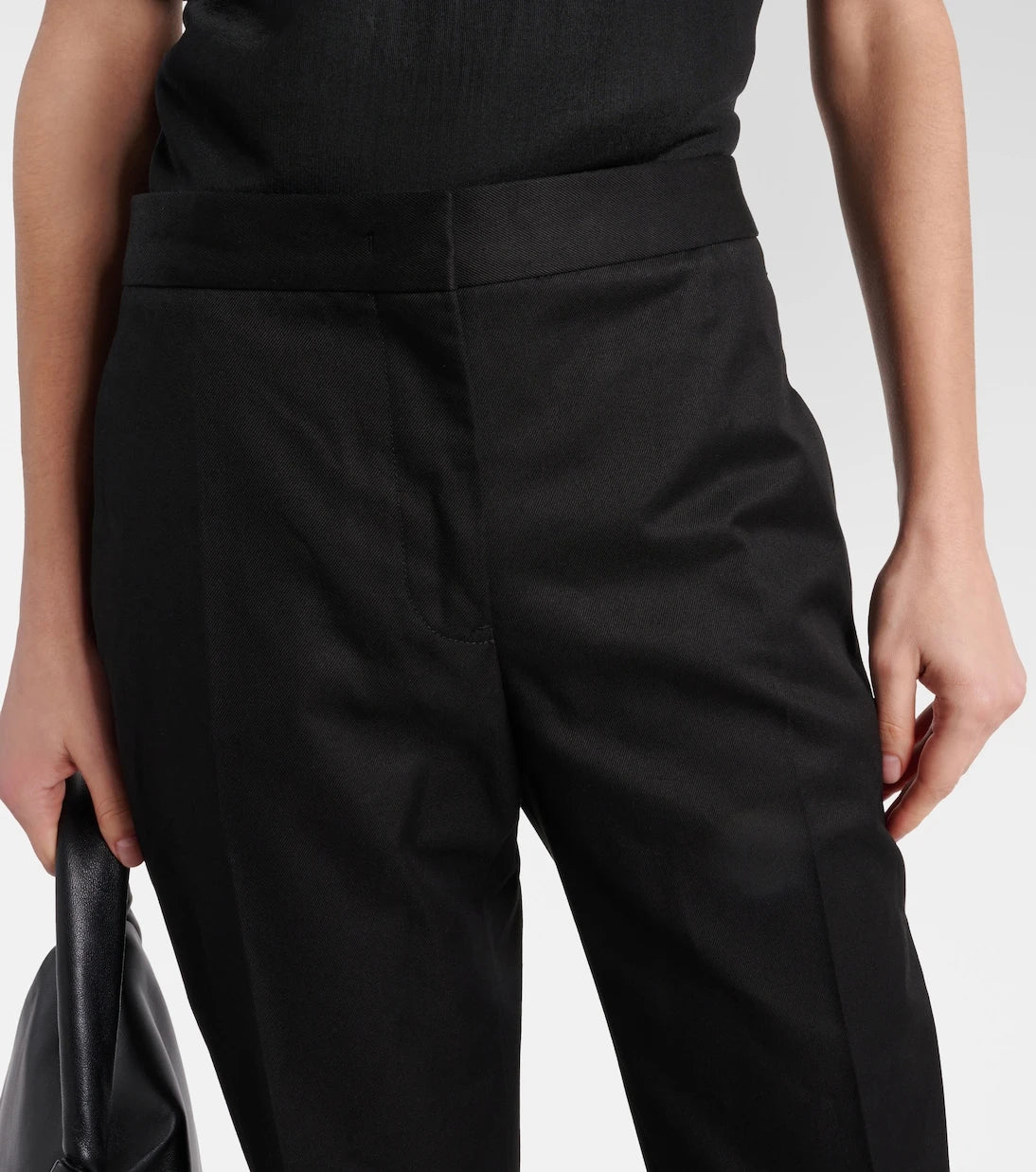 Jil Sander - Pamuk gabardin pantolon